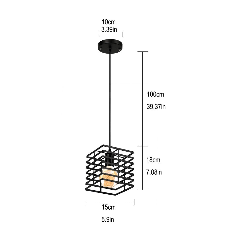 Nordicz Retro Ljus N0010520 hanglamp mat zwart - Design Meubelz
