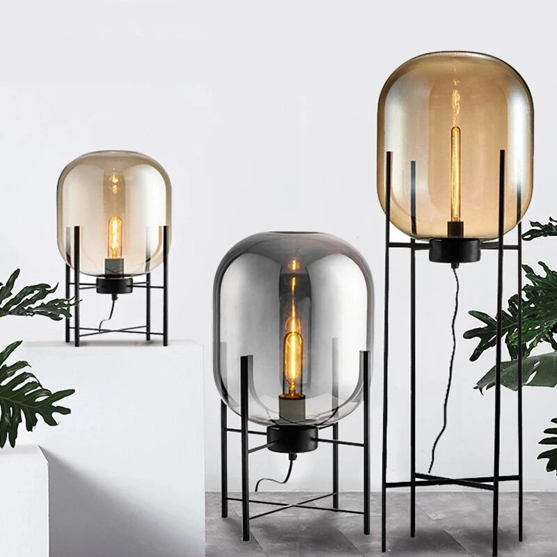 Nordicz Bubble glazen vloerlamp/staande lamp - Design Meubelz