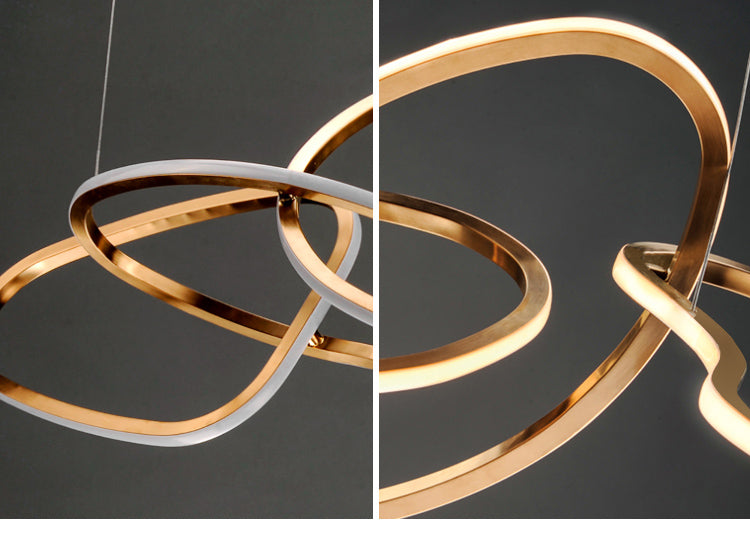 Nordicz Chic Hanglamp Unieke Vorm in goud - Design Meubelz