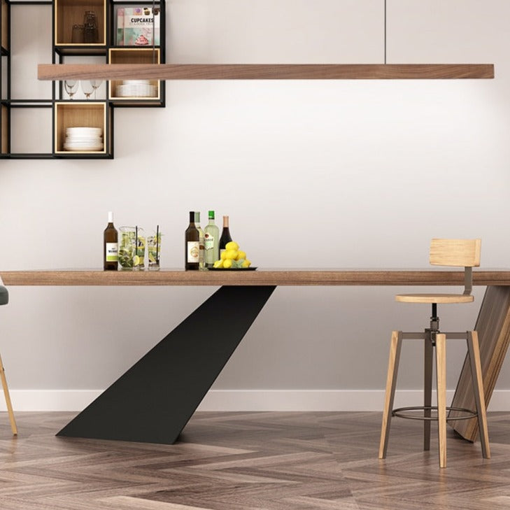 Houten moderne led hanglamp - Design Meubelz