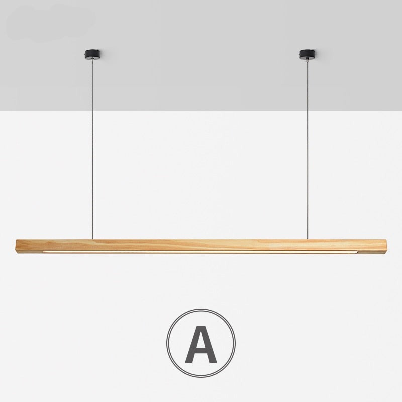 Houten moderne led hanglamp - Design Meubelz