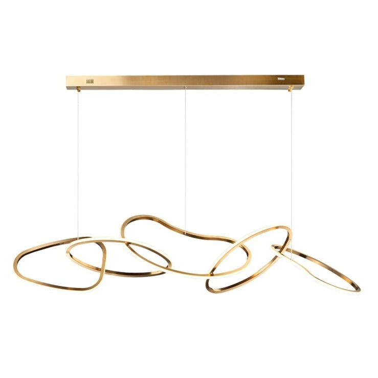 Nordicz Chic Hanglamp Unieke Vorm in goud - Design Meubelz