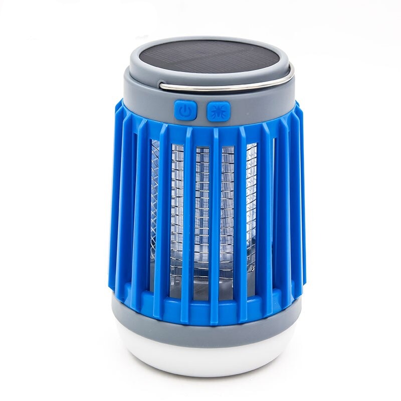 Muggen vanger met dimare led-lamp en zonnepaneel - Design Meubelz