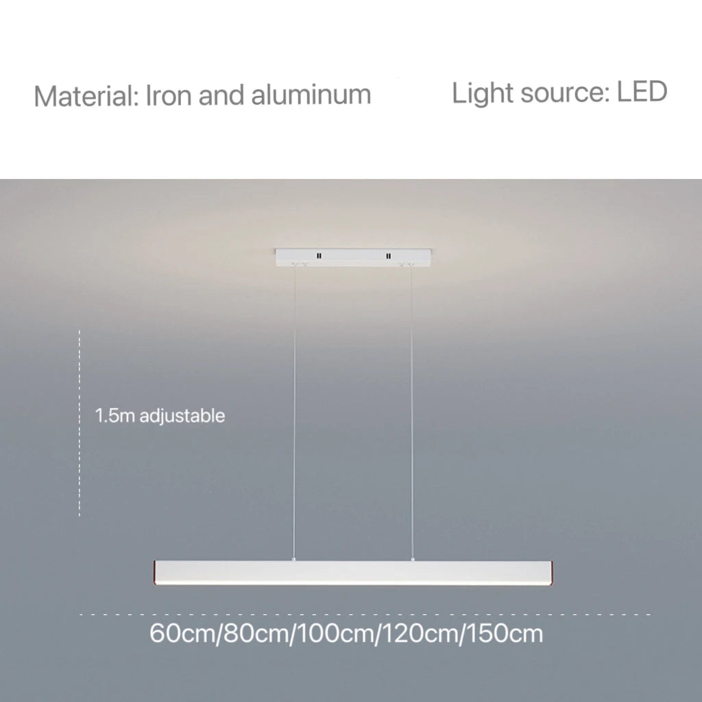 Moderne LED Hanglamp – Dimbare Plafondlamp met Afstandsbediening – Voor Eettafel, Keuken & Bar