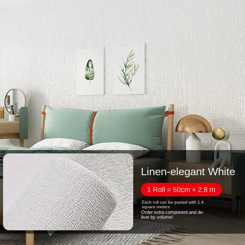Zelfklevend 3D Muurpaneel – 2,8m Waterdicht & Geluidsisolerend Behang – Extra Dik Vinyl Wandsticker