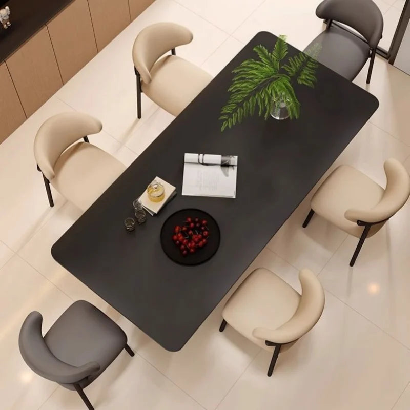 Moderne Nordic Eetkamerstoel – PU Lederen Zitting | Luxe & Comfortabel