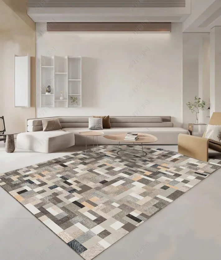 Nordicz Design geblokte vloerkleed - Design Meubelz