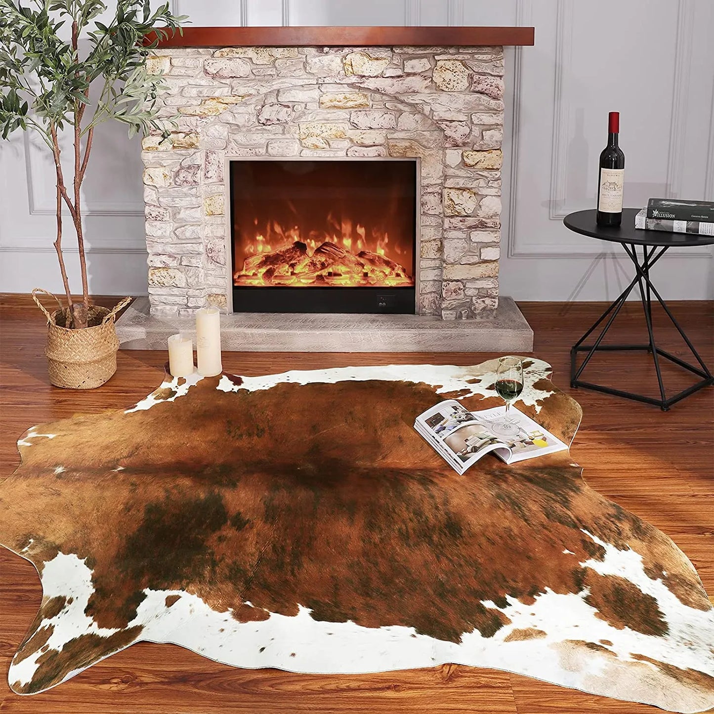 Nordicz kunst koeienvloerkleed