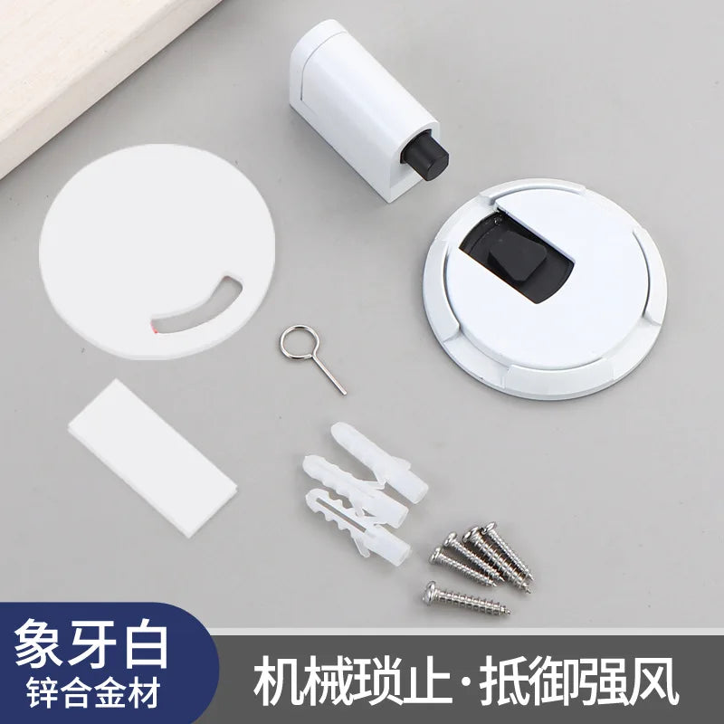 Magnetische Deurstop – Verstelbare Heavy Duty Deurhouder | Zelfklevend & Schroefmontage