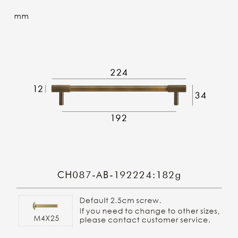 Nurlin Verstelbare Messing Meubelpoten – Stevig Knurled Design voor Kasten & Tafels