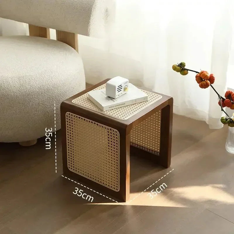 Minimalistische Houten Salontafel – Moderne Vierkante Koffietafel