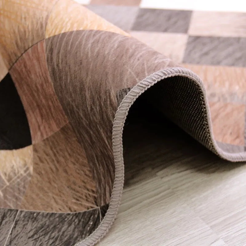 Nordicz Design geblokte vloerkleed