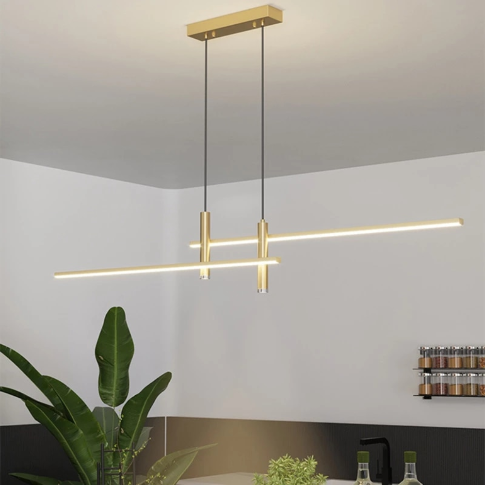 Nordicz Ljus led hanglamp 120 cm goud - Design Meubelz
