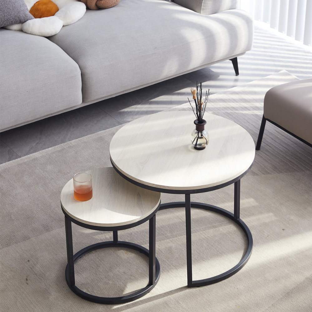 Nordicz ronde salontafel set - Design Meubelz