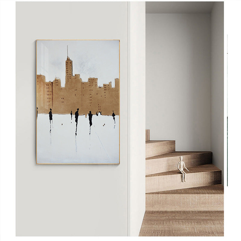 Nordicz Målning abstracte wanddecoratie 40 x 60 cm - Design Meubelz