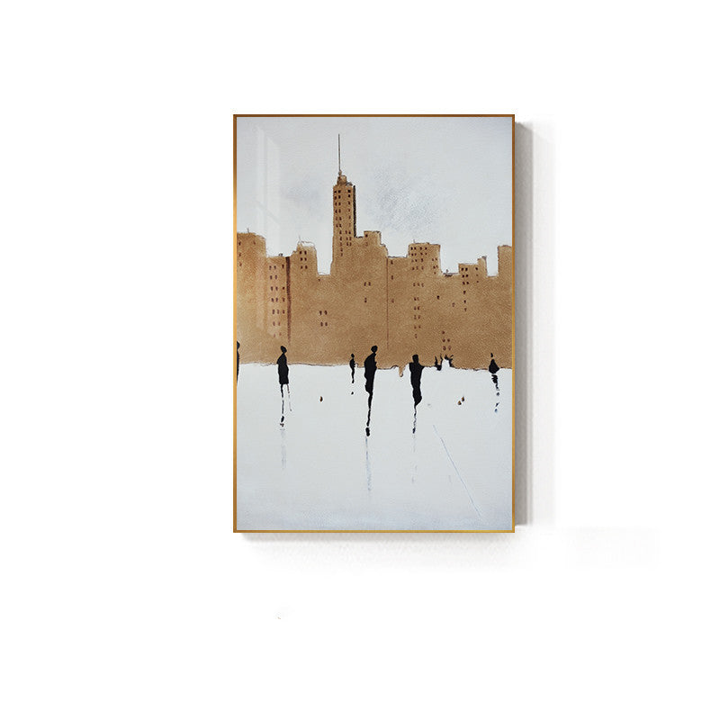 Nordicz Målning abstracte wanddecoratie 40 x 60 cm - Design Meubelz
