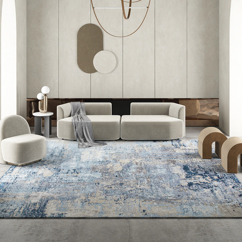Nordicz Matta abstract vloerkleed blauw - Design Meubelz