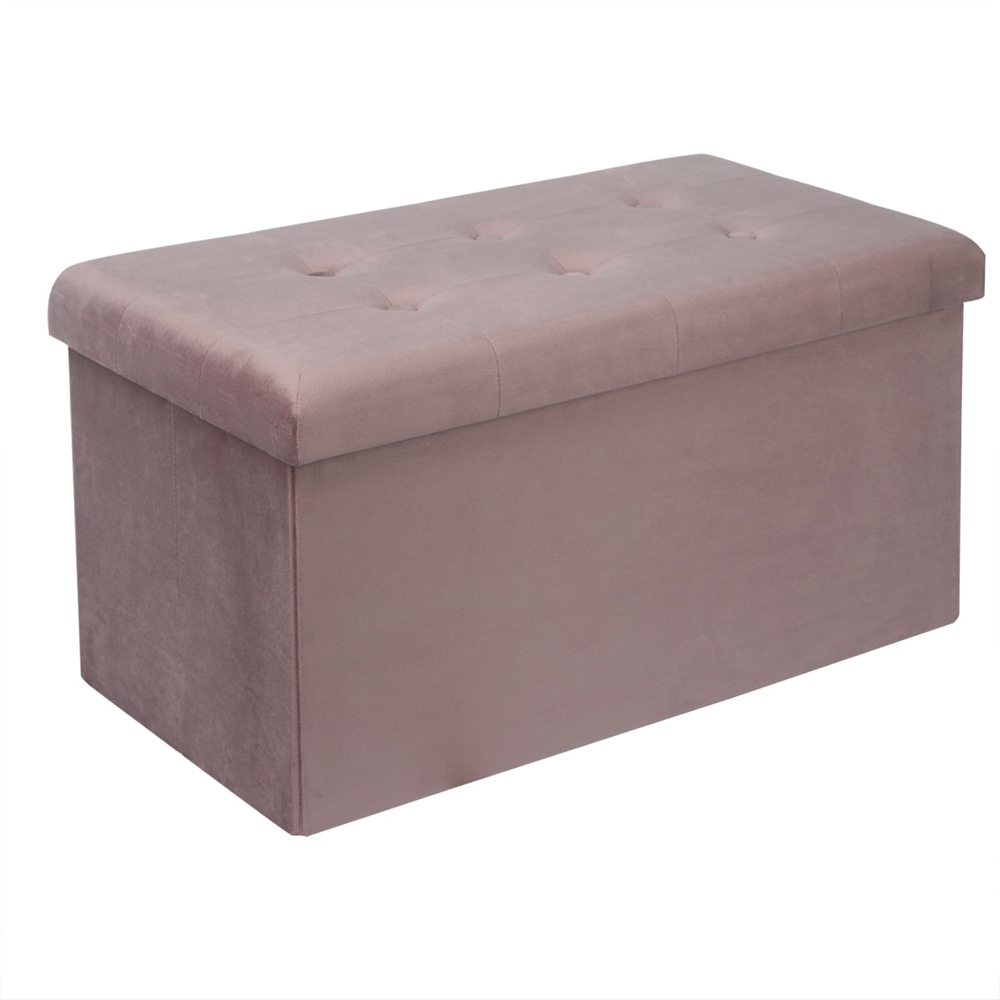 Opvouwbare poef met opslag 80 liter - Design Meubelz