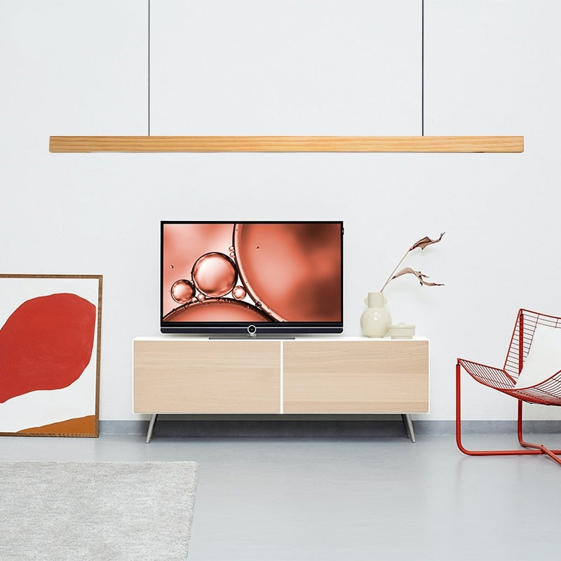 Houten moderne led hanglamp - Design Meubelz
