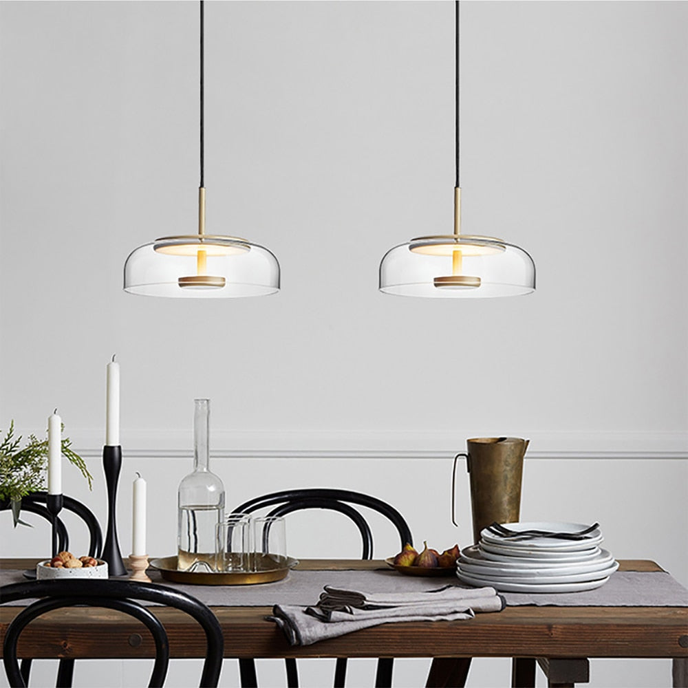 Nordicz glazen led hanglamp - Design Meubelz