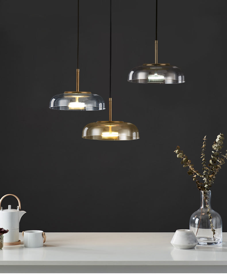 Nordicz glazen led hanglamp - Design Meubelz