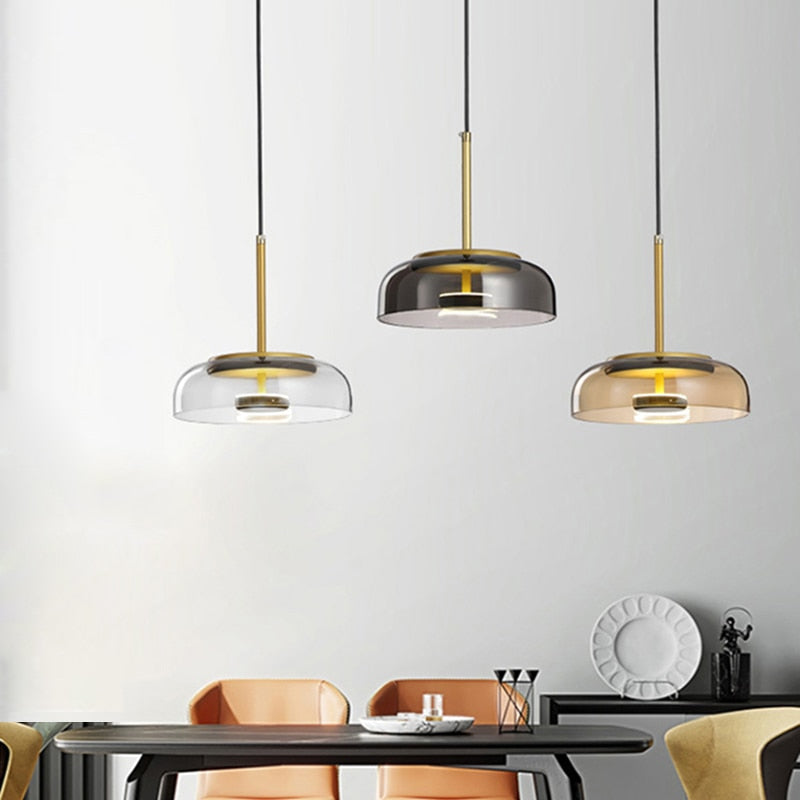 Nordicz glazen led hanglamp - Design Meubelz
