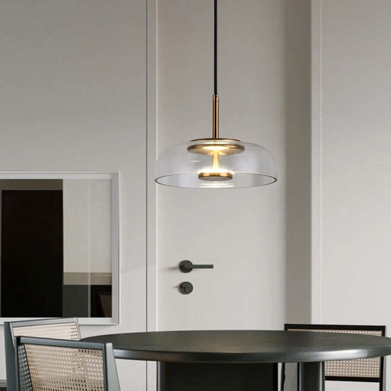 Nordicz glazen led hanglamp - Design Meubelz