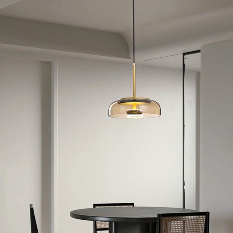 Nordicz glazen led hanglamp - Design Meubelz