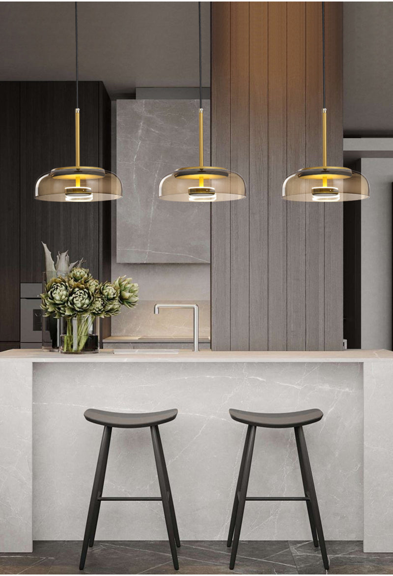 Nordicz glazen led hanglamp - Design Meubelz