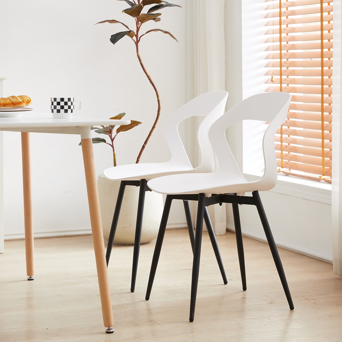 Nordicz Design eetkamerstoelen set 4 stuks - Design Meubelz