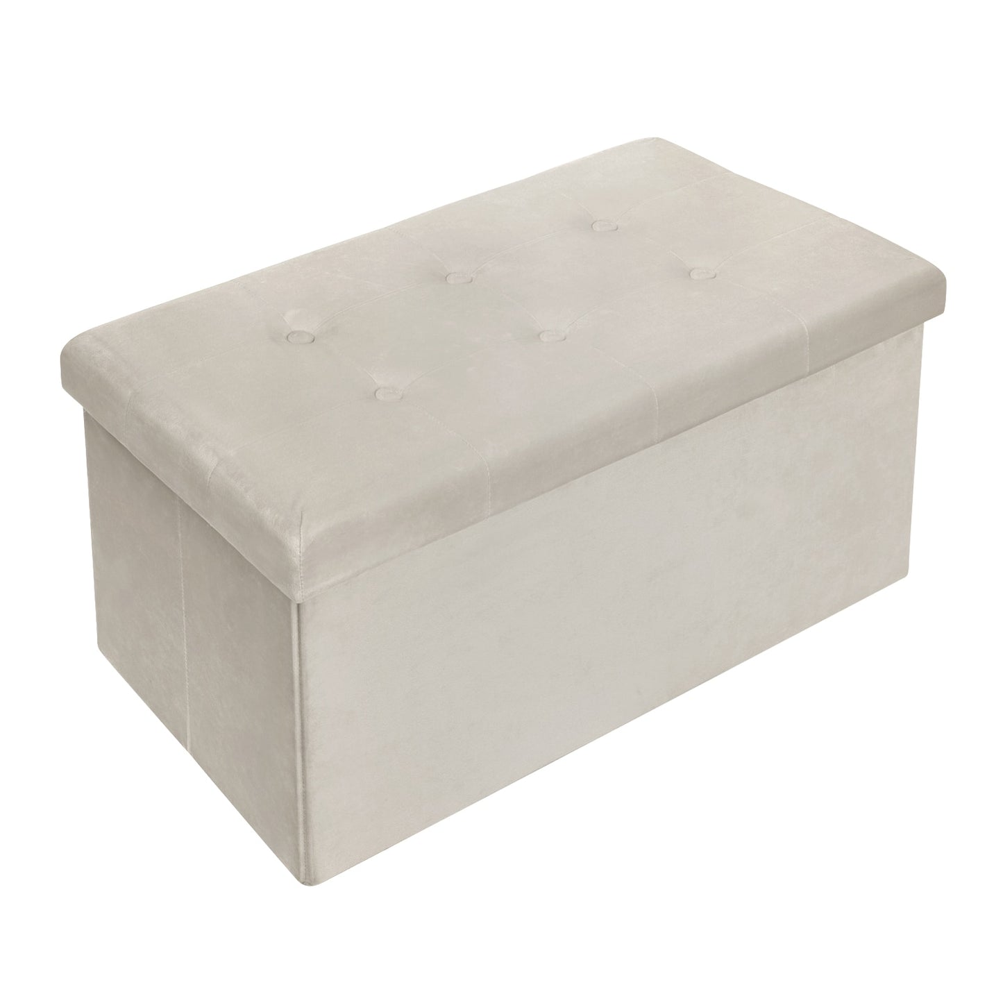 Opvouwbare poef met opslag 80 liter - Design Meubelz