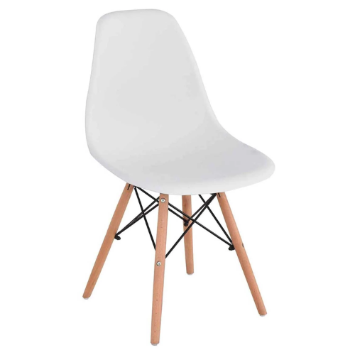Nordicz Trä kuip eetkamerstoelen set houten onderstel 4 stuks - Design Meubelz