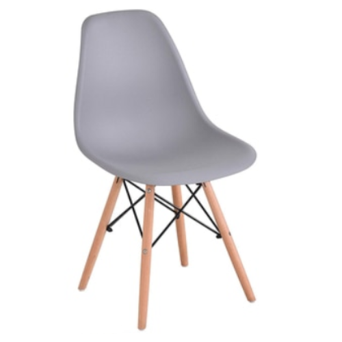 Nordicz Trä kuip eetkamerstoelen set houten onderstel 4 stuks - Design Meubelz