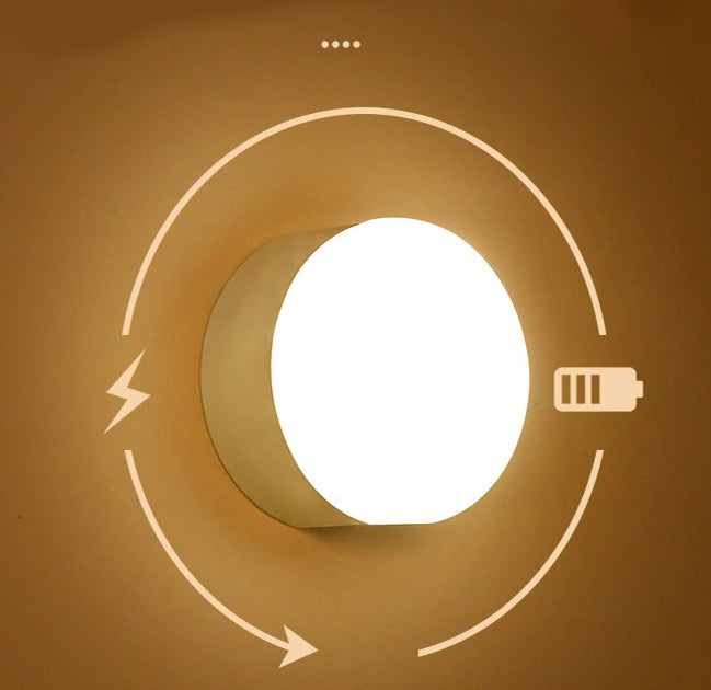 Dimbaar magnetisch oplaadbaar nachtlampje led wit - Design Meubelz