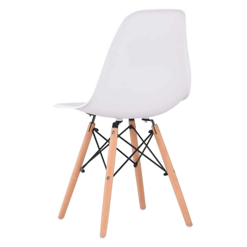 Nordicz Trä kuip eetkamerstoelen set houten onderstel 4 stuks - Design Meubelz