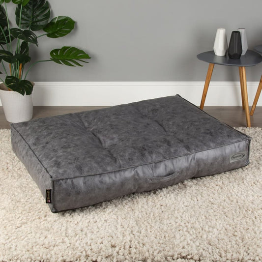 Scruffs & Tramps Hondenkussen Knightsbridge Maat M 80X60 Cm Grijs Grijs - Design Meubelz