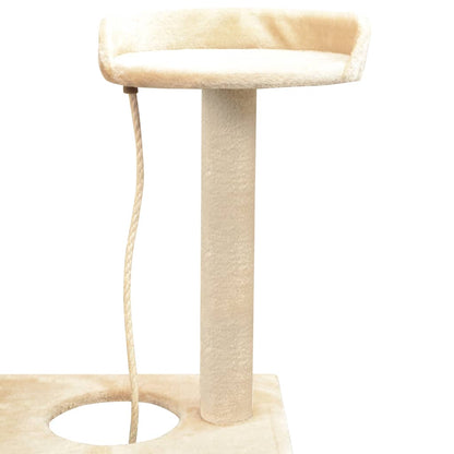 Kattenkrabpaal Met Sisal Krabpalen 150 Cm Beige Beige - Design Meubelz