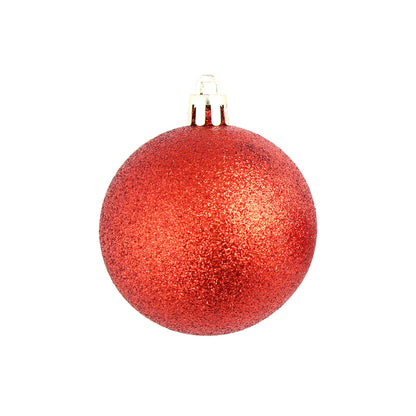 100-Delige Kerstballenset 3/4/6 Cm Rood Rood - Design Meubelz