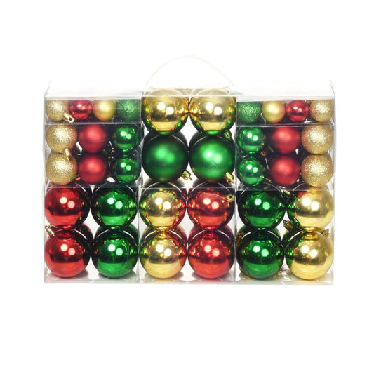 Kerstballen 100 St Rood/Goudkleurig/Groen Rood/goud/groen - Design Meubelz