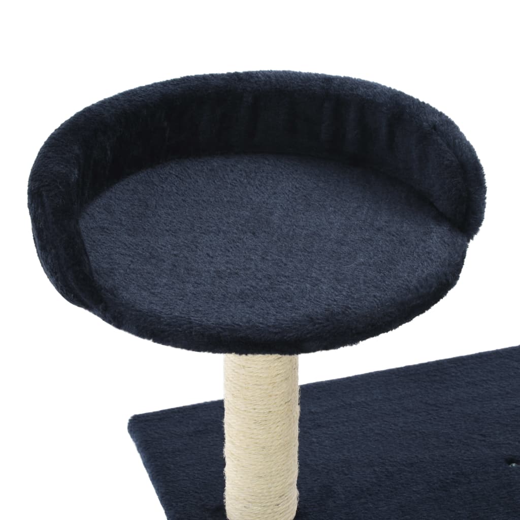 Kattenkrabpaal Met Sisal Krabpalen 95 Cm Donkerblauw Donkerblauw - Design Meubelz