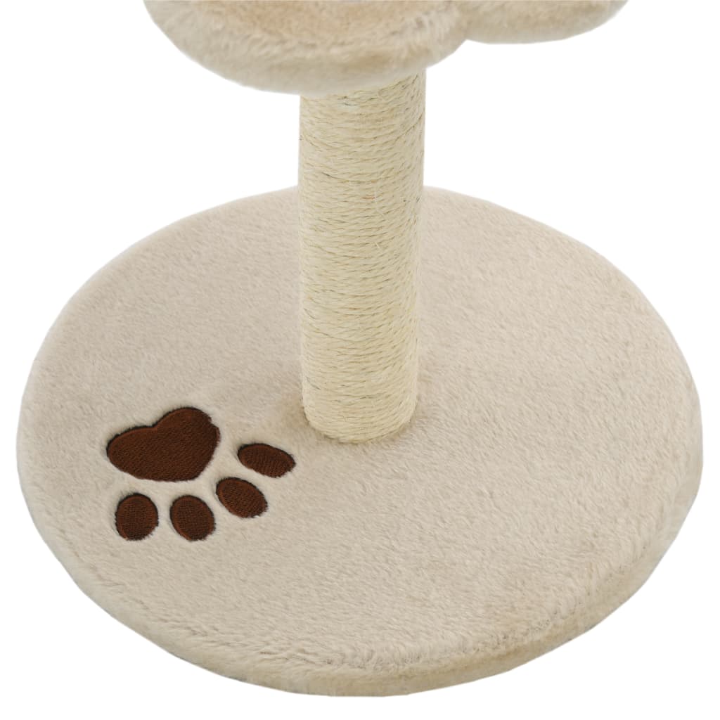 Kattenkrabpaal Met Sisal Krabpaal 40 Cm Beige En Bruin Beige - Design Meubelz