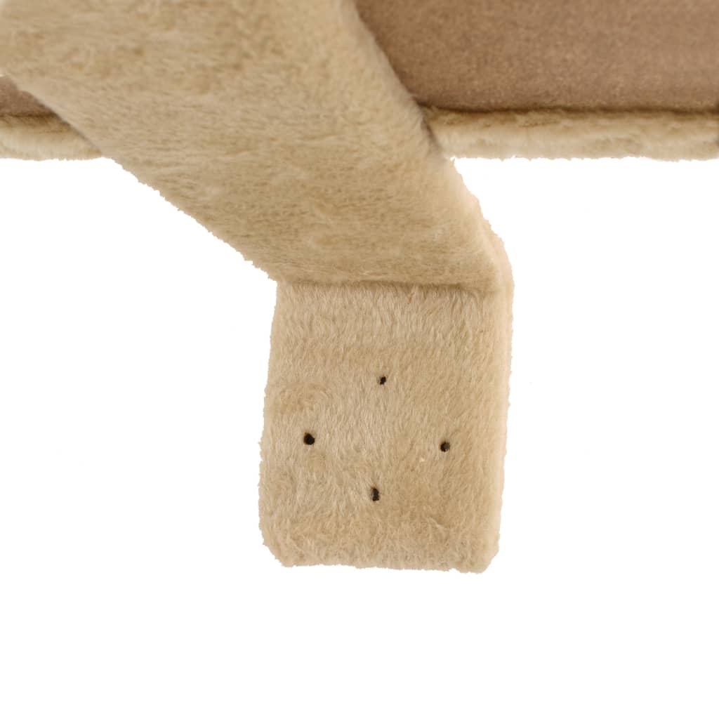 Kattenkrabpaal Met Sisal Krabpalen Wandmontage 194 Cm Beige Beige - Design Meubelz