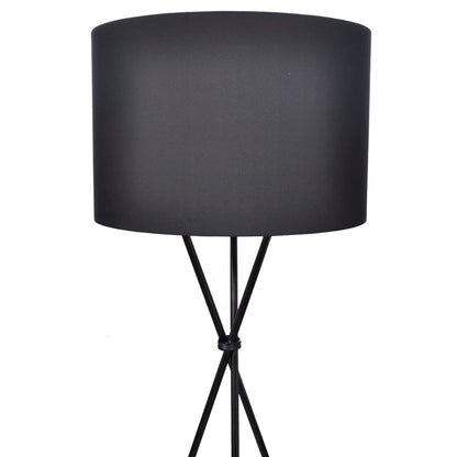 Lampenkap Voor Vloerlamp Met Standaard 139 Cm Zwart - Design Meubelz