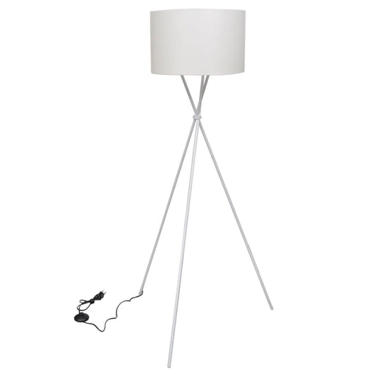 Vloerlamp Inclusief Lampenkap 139 Cm Wit - Design Meubelz