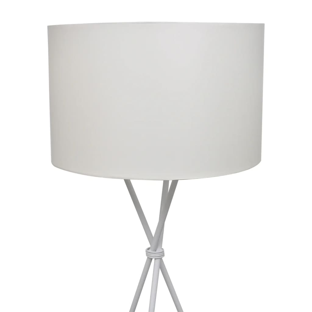 Vloerlamp Inclusief Lampenkap 139 Cm Wit - Design Meubelz