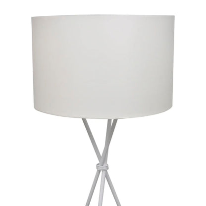 Vloerlamp Inclusief Lampenkap 139 Cm Wit - Design Meubelz