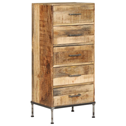 Ladekast 45X35X106 Cm Massief Mangohout - Design Meubelz