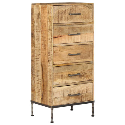 Ladekast 45X35X106 Cm Massief Mangohout - Design Meubelz