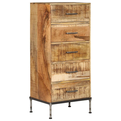 Ladekast 45X35X106 Cm Massief Mangohout - Design Meubelz