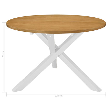 Eettafel 120X75 Cm Mdf Wit - Design Meubelz